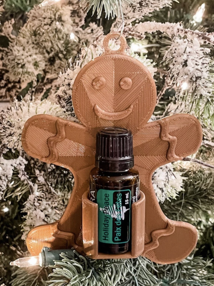 Gingerbread Oil Organizer Ornament