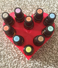 Load image into Gallery viewer, dōTERRA oil Heart Essential OIL Stand - 10 Oil Model (standard 15ml bottles)
